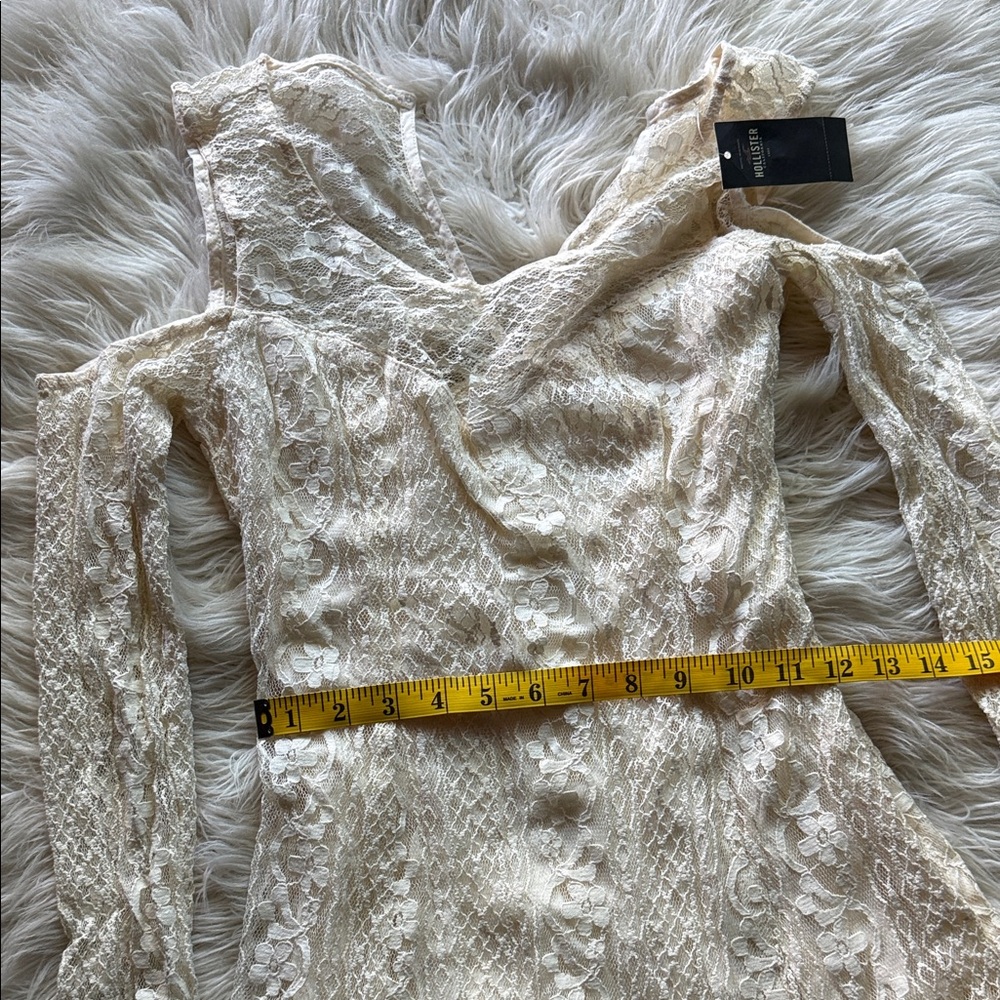 ☕️LACE COLD SHOULDER DRESS👝 - Picture 5 of 7